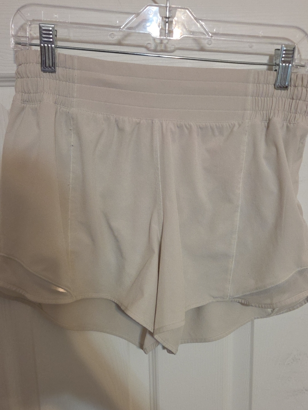 lululemon athletica Cream High-Waist Lounge Shorts